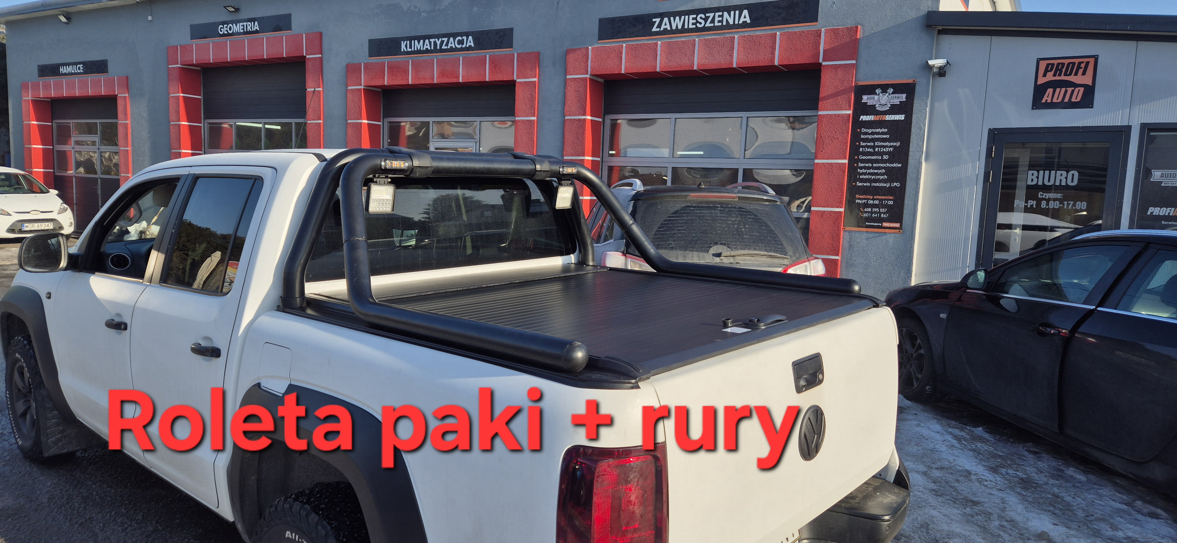 VW Amarok – roleta paki i rury